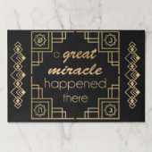 ハヌカー素晴らしそこで奇跡が起こった ペーパーパッド (正面)