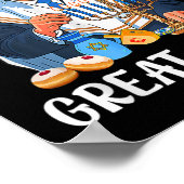 ハヌカー素晴らしを再びユダヤ人の醜いハヌカー(ユダヤ教の祭り)Swe ポスター (角)