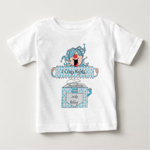 ハヌカー素晴らしベビージャージーTシャツ「Dreidel in Box」 ベビーTシャツ