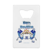 ハヌカー踊りドレイドスアンドジェリードーナツ クレジットカード栓抜き (裏面)