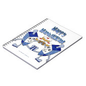 ハヌカー踊りドレイドスアンドジェリードーナツ ノートブック (左側)