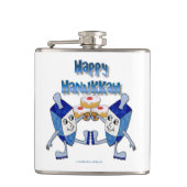 ハヌカー踊りドレイドスアンドジェリードーナツ フラスク (正面)