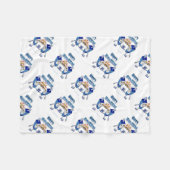 ハヌカー踊りドレイドスアンドジェリードーナツ フリースブランケット (正面(横))