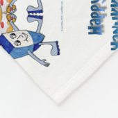 ハヌカー踊りドレイドスアンドジェリードーナツ フリースブランケット (角)