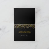 ハヌカー金ゴールドグリッター シーズンカード (内部)