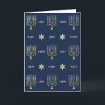 「ハヌカー金ゴールド/B(ユダヤ教)メノラー」封筒つきグリーティングカード シーズンカード<br><div class="desc">「ハヌカー金ゴールド/ブルー(ユダヤ教)メノラー」封筒つきグリーティングカード。フォントのお気に入りのスタイル、色、サイズ、および用語を選択して、このカードの内側をパーソナライズする。感謝していストップはショッピングで感謝!!!ハッピーハヌカー!背景色は変更できる。サイズ:標準(5" x 7")誕生日や休日、良い日や懸命の日、Zazzleのグリーティングカードはカスタマイズ、大事な行事上で希望を伝えるのに最適な方法である。写真を追加するか、デザインを選び、誰かの日を明るくするシンプル"hi"で!サイズ: 5" x 7" (ポートレート)または7" x 5" (横)フルカラーCMYKプリントプロセス追加コストなしの両面印刷可能なカードの背面の印刷可能な領域は3" x 4" (ポートレート)または4" x 3" (横)標準の白い紙が含まれるタイプ:マット最も紙の選択人気があるは、touchにソフトで、選択したデザインに完璧な背景をを提供仕上マット。薄い白でコーティングされていないマット仕上げ卵のテクスチャ紙書は、簡単がオンになり、汚れることがないMade and printed in the USA</div>