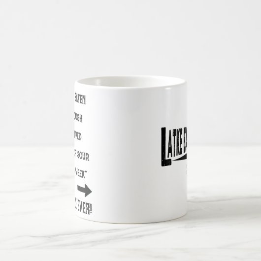 ハヌカー食べラトケのチャンピオンコーヒーマグ コーヒーマグカップ (中央)