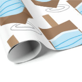 ハヌカー2020 – コマ回転と顔マスク ラッピングペーパー (ロールコーナー)