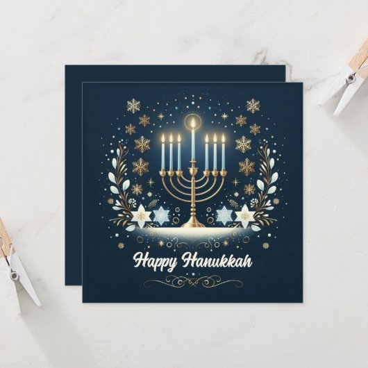 ハヌカー カード (正面/裏面インサイチュ)