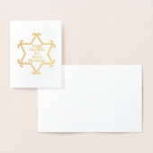 ハヌカー&クリスマスカード 箔カード (ディスプレー)