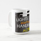 ハヌカー コーヒーマグカップ (正面左)