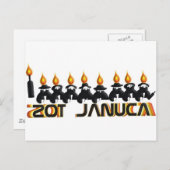 ハヌカー シーズンポストカード (正面/裏面)