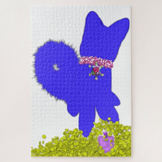 ハヌカー・ドレイデル・ゲルトとブルードッグ・ホリデー ジグソーパズル (縦)