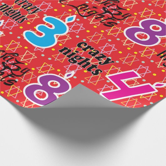 ハヌカー/ハヌカー（ユダヤ教の祭り）ラッピング紙「熱狂する8泊」 ラッピングペーパー (角)