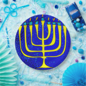 ハヌカー ペーパープレート (パーティー)