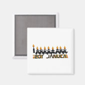 ハヌカー マグネット (正面/裏面)