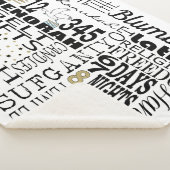 ハヌカー(ユダヤ教の祭り)おもしろいワードシャーパブランケット/中 シェルパブランケット (3/4)