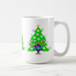 ハヌカー（ユダヤ教の祭り）およびクリスマス コーヒーマグカップ