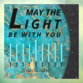 ハヌカー(ユダヤ教の祭り)が明るくなる ウィンドウサイン (シート3)