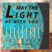 ハヌカー(ユダヤ教の祭り)が明るくなる ウィンドウサイン (シート2)