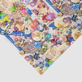 ハヌカー（ユダヤ教の祭り）のティッシュペーパー 薄葉紙 (詳細)