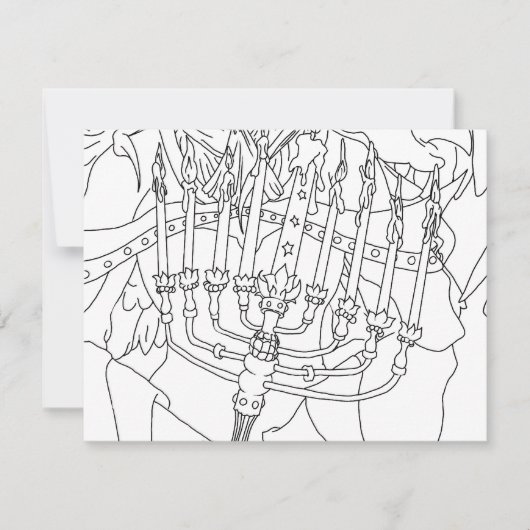 ハヌカー（ユダヤ教の祭り）の天使 (正面)