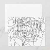 ハヌカー（ユダヤ教の祭り）の天使 (正面/裏面)