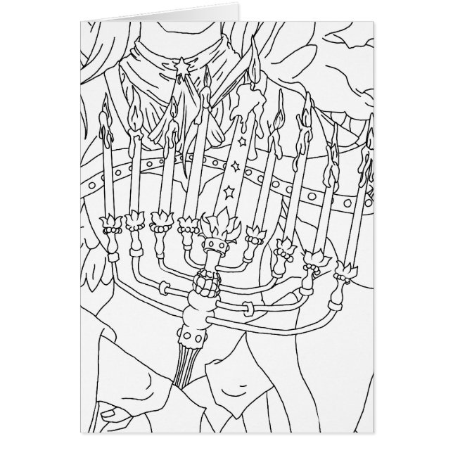 ハヌカー（ユダヤ教の祭り）の天使 (正面)