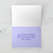 ハヌカー（ユダヤ教の祭り）カード シーズンカード (内部)