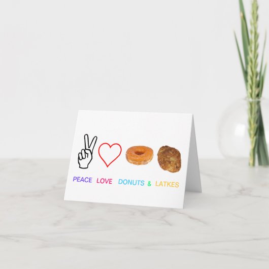 ハヌカー（ユダヤ教の祭り）カード シーズンカード (正面)