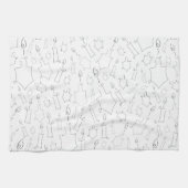 ハヌカー（ユダヤ教の祭り） キッチンタオル (横)