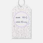 ハヌカー（ユダヤ教の祭り） ギフトタグ (正面)