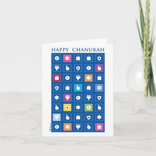 ハヌカー（ユダヤ教の祭り） シーズンカード (正面)