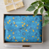 ハヌカー(ユダヤ教の祭り)ストリーマーズハヌッカブルーバナー 薄葉紙 (ギフト)