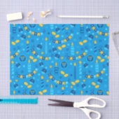 ハヌカー(ユダヤ教の祭り)ストリーマーズハヌッカブルーバナー 薄葉紙 (クラフト)