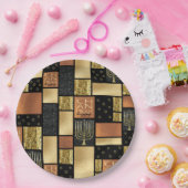 ハヌカー(ユダヤ教の祭り)スパークリーのタイル ペーパープレート (パーティー)