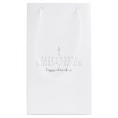 ハヌカー（ユダヤ教の祭り） スモールペーパーバッグ (裏面)