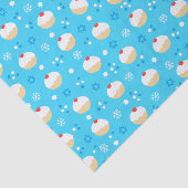 ハヌカー（ユダヤ教の祭り）ゼリードーナッツスターズブルー 薄葉紙 (詳細)