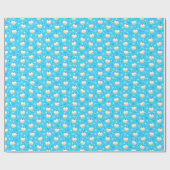 ハヌカー(ユダヤ教の祭り)ゼリードーナッツユダヤ星の雪片 ラッピングペーパー (フラット)