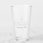 ハヌカー（ユダヤ教の祭り） タンブラーグラス (裏面)