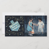 ハヌカー（ユダヤ教の祭り）ドリデルピンホイール シーズンカード (正面)