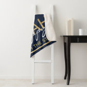 ハヌカー(ユダヤ教の祭り)ハッピー金ゴールドシェルパブランケット/中 シェルパブランケット (インサイチュ)