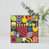 ハヌカー(ユダヤ教の祭り)ハヌカー(ユダヤ教)メノラードヌユダヤ星 カード (スタンド正面)