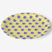 ハヌカー(ユダヤ教の祭り)パーティーデザイナー紙プレート- Judaica ペーパープレート (アングル)