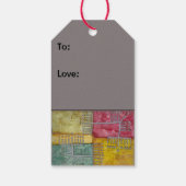 ハヌカー（ユダヤ教の祭り）フンタイムメノラーズ ギフトタグ (裏面)