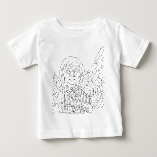 ハヌカー（ユダヤ教の祭り） ベビーTシャツ (正面)