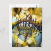 ハヌカー（ユダヤ教の祭り） ポストカード (正面/裏面)