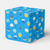 ハヌカー（ユダヤ教の祭り）ユダヤ人スターカップケーズブルージェリードーナツ フェイバーボックス (裏面サイド)