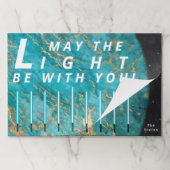 ハヌカー(ユダヤ教の祭り)ライトビーウィズユー紙ランチョンマット ペーパーパッド (折り畳み)