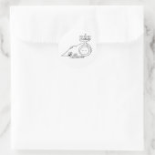 ハヌカー（ユダヤ教の祭り）塊 ラウンドシール (バッグ)